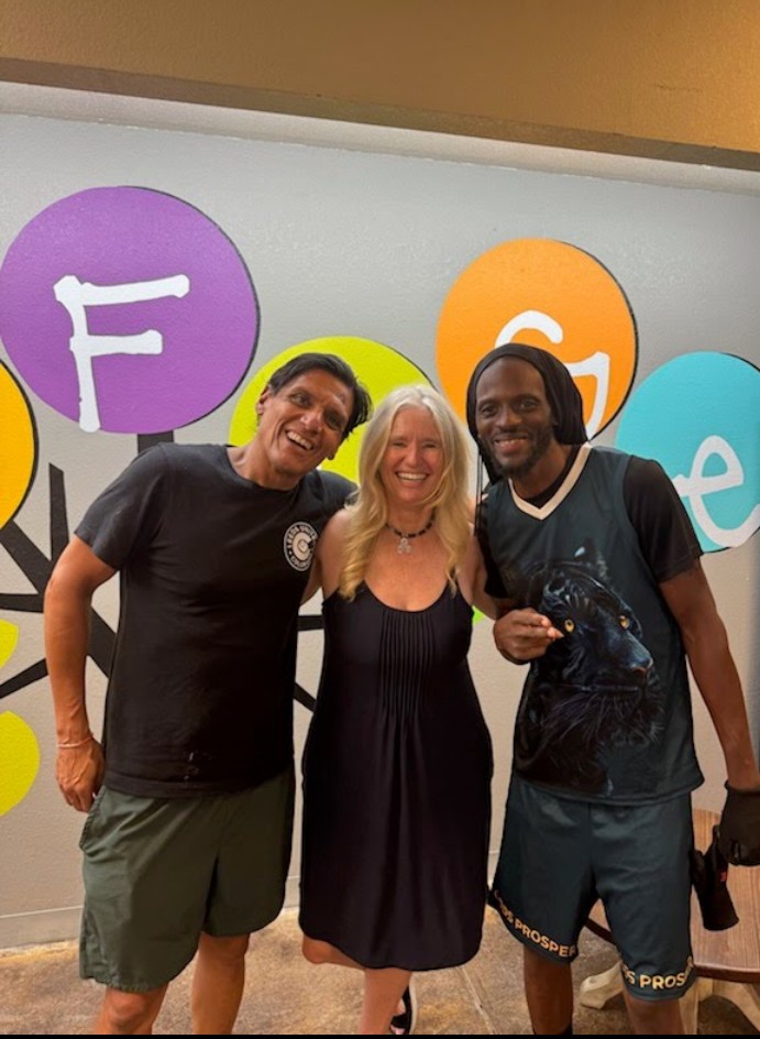 The wekeepkickn team with The Refuge partners